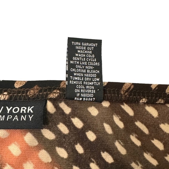 New York & Company Multi-Print Skirt Size M - Picture 5 of 9